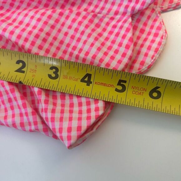Lilly Pulitzer Pink Gingham Preppy Buttercup Chino Shorts Women's Size 2 - Picture 10 of 11